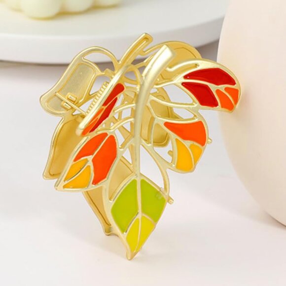 Leave Fall Elegant Hair Claw Clip main image 6